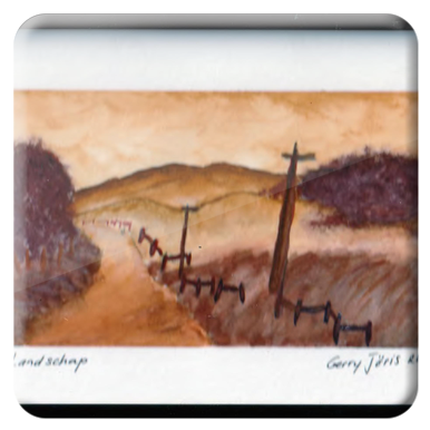 © Gerry Jöris  - Landschap - 14,8x21 - aquarel op papier 300 gr - 07102025