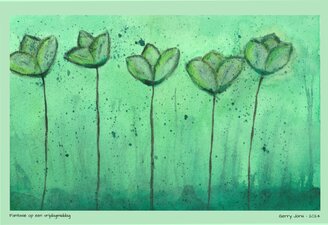 ©Gerry Jöris - Fantasie op een vrijdagmidddag - 15x23 - aquarel op katoen (papier) 23082024